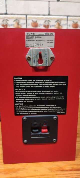 altavoces Sony APM 078 Edición Limitada