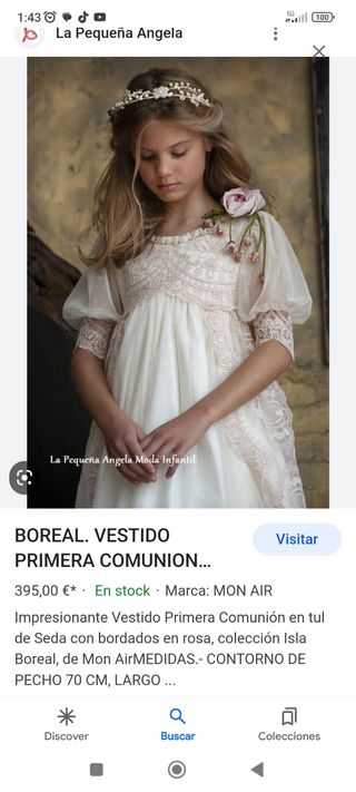 Vestido de comunión de Mon Air 