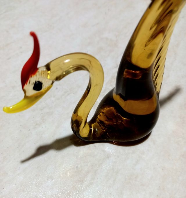 set 2 cigni in murano, perfetto