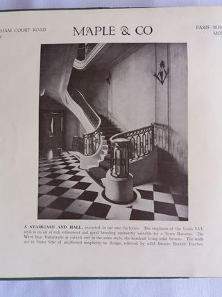 Maple And Co. Catálogo publicitario.