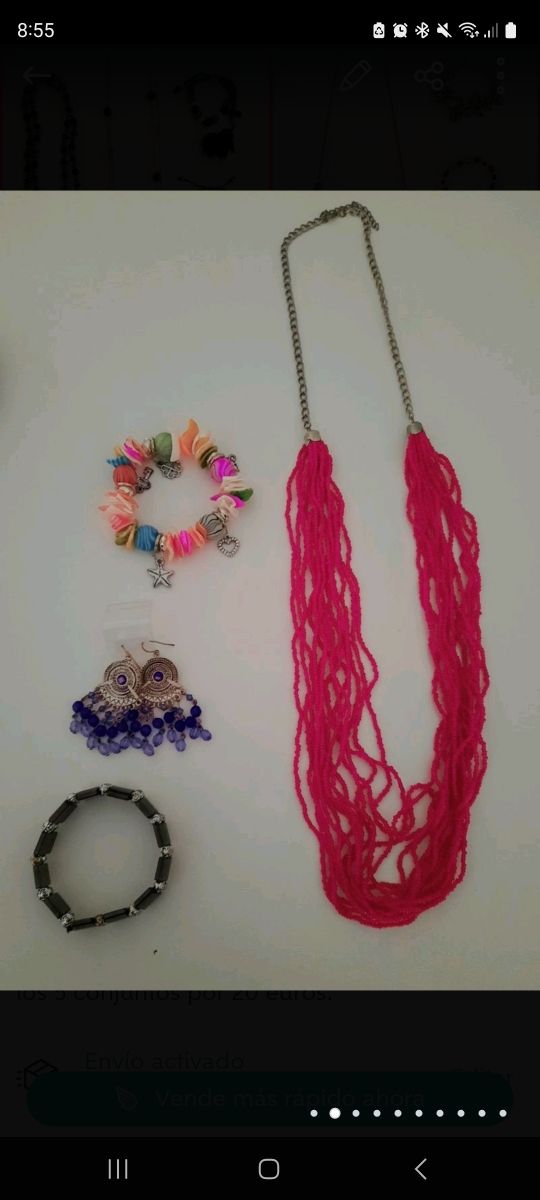 5 CONJUNTOS DE BISUTERIA