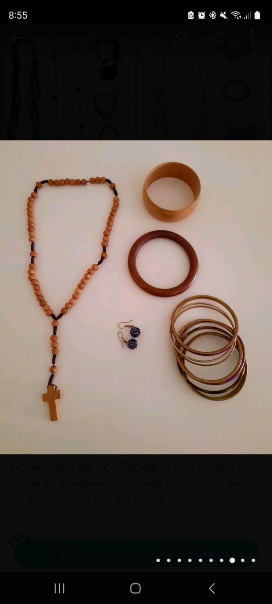 5 CONJUNTOS DE BISUTERIA