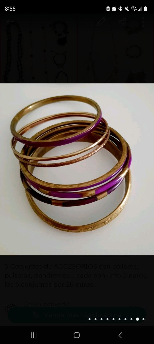 5 CONJUNTOS DE BISUTERIA
