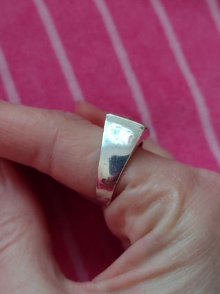anillo sello plata unisex
