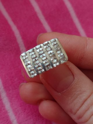 anillo sello plata unisex