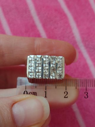 anillo sello plata unisex