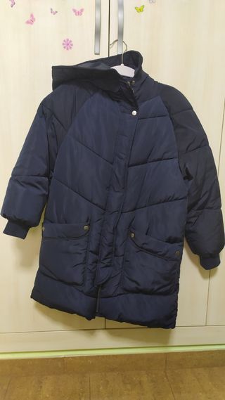 Chaqueta larga acolchada