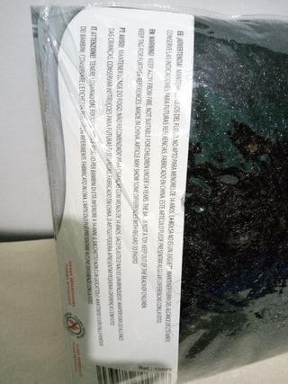 parrucca nera partylandia