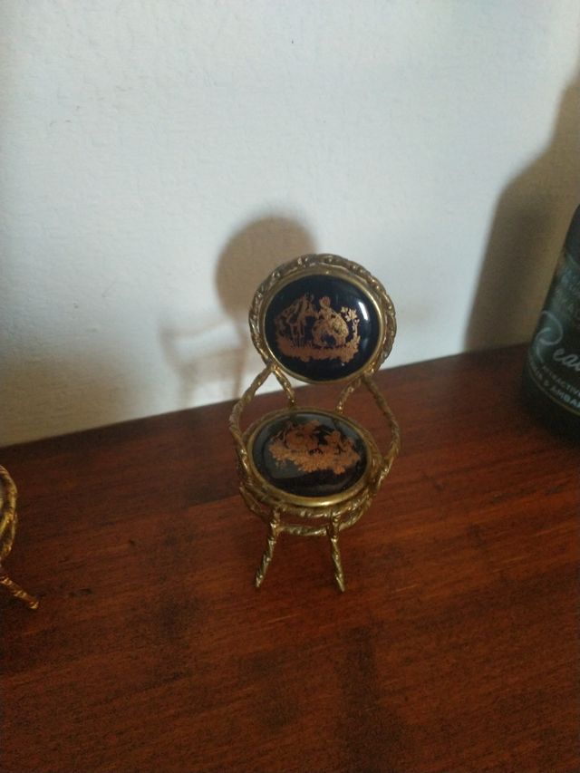 Salottino in miniatura porcellana Limoges