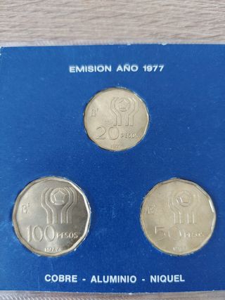 Monedas conmemorativas del Mundial Argentina 1978