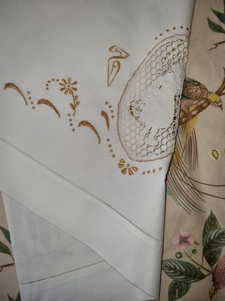 Toalla vintage o Estor para barra con pinzas