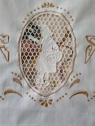 Toalla vintage o Estor para barra con pinzas