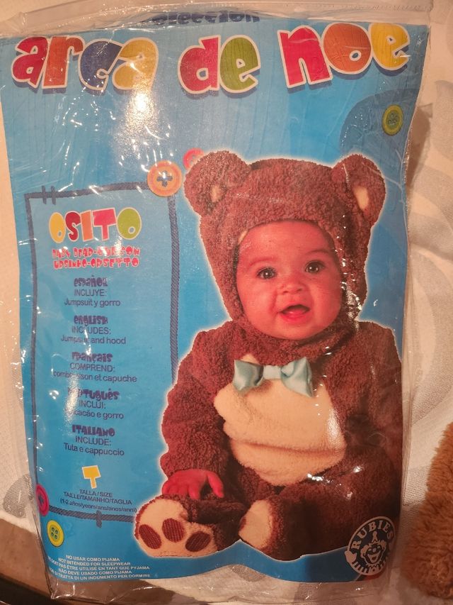 Disfraz osito para bebé