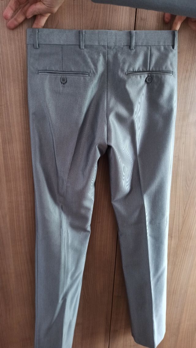 Traje ceremonia hombre en gris plata talla 38-40