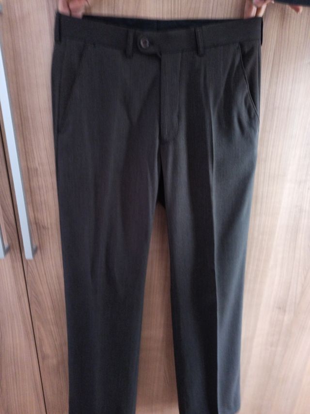 Traje hombre marrón chocolate talla 38-40