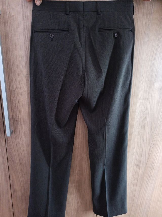 Traje hombre marrón chocolate talla 38-40