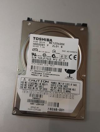 HD 2.5" 120GB Sata Toshiba 