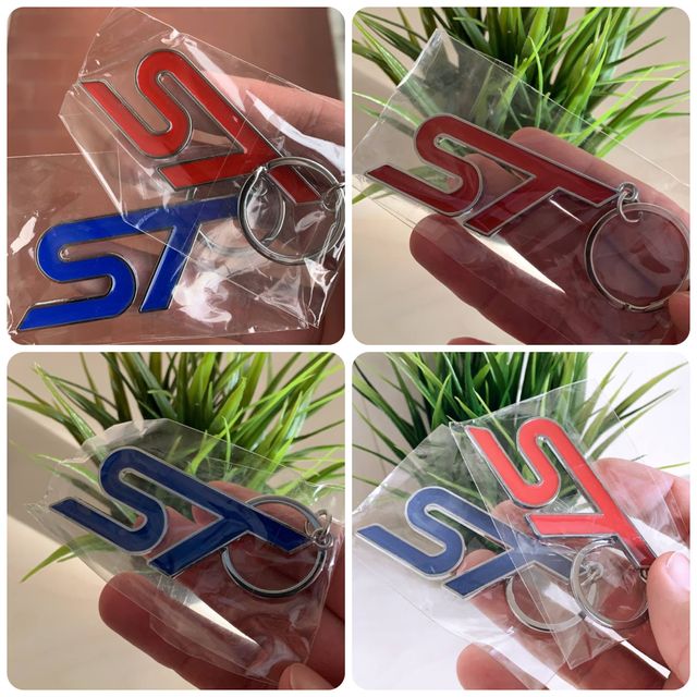 Portachiavi Ford STLINE 2025 Rosso/Blu