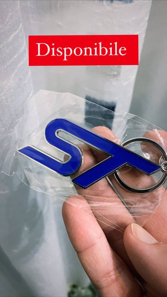 Portachiavi Ford STLINE 2025 Rosso/Blu