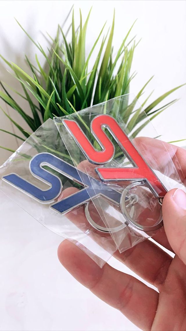 Portachiavi Ford STLINE 2025 Rosso/Blu