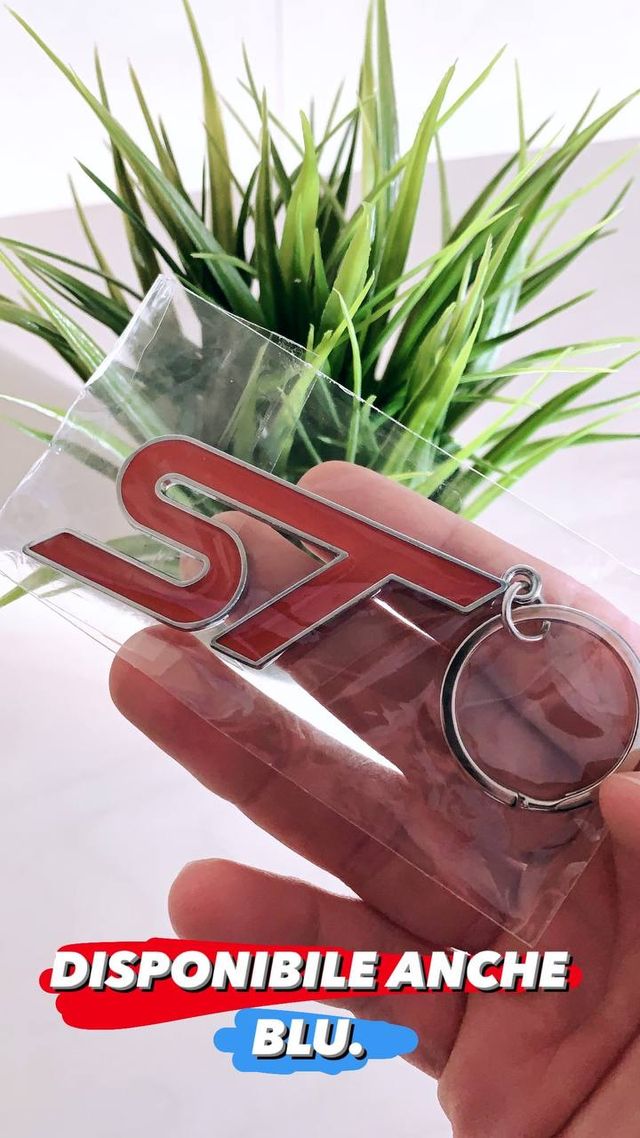 Portachiavi Ford STLINE 2025 Rosso/Blu