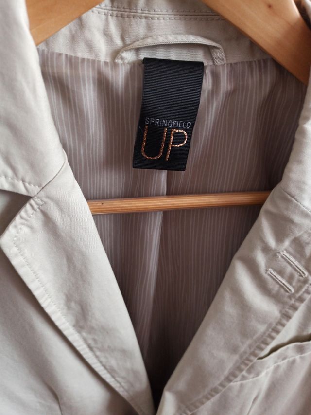 Americana Hombre Beige Springfield talla M