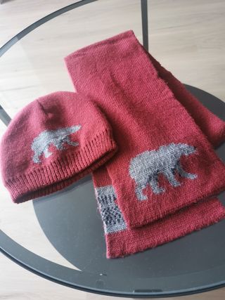 Gorro y bufanda niño