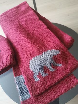 Gorro y bufanda niño