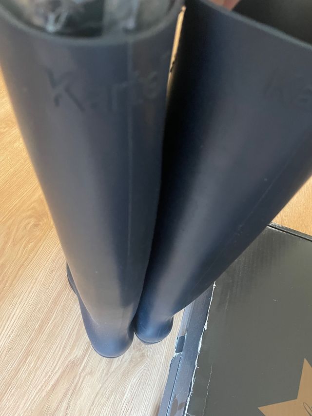 Botas agua tacón azul marino KARTELL