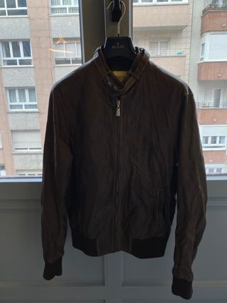 Cazadora piel / italiana / Barone