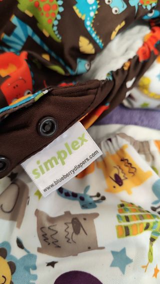 Lote pañales todo en uno Blueberry Simplex