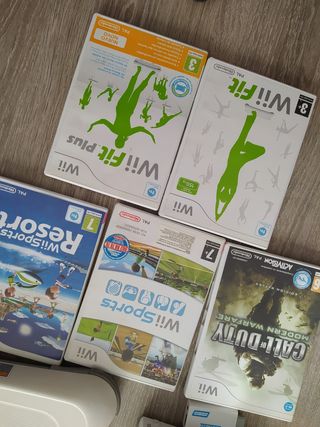 Wii pack completo con board y 5 juegos más extras
