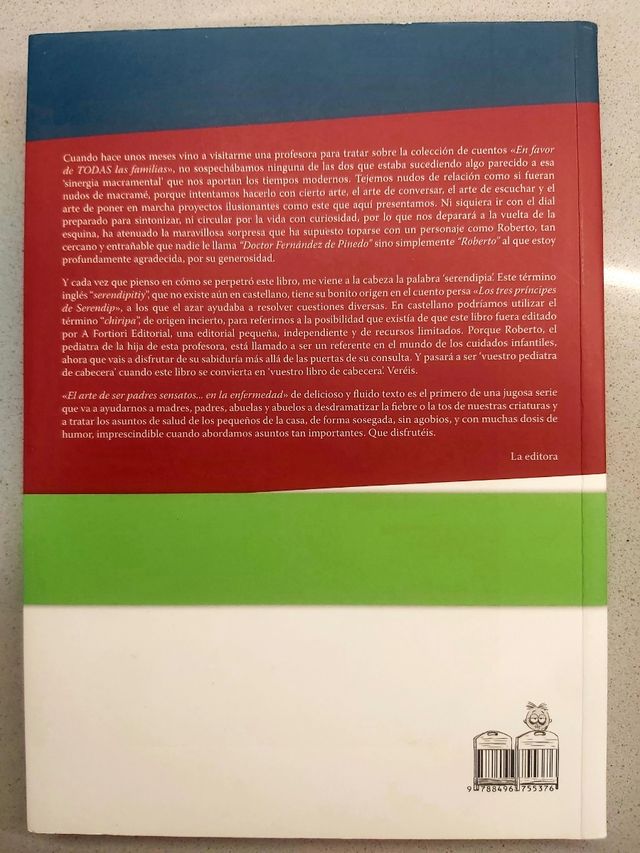 Libro "El arte de ser padres sensatos..."