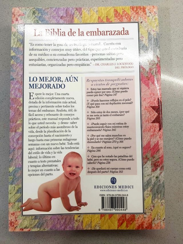 Libro sobre el embarazo "Qué se puede esperar..."