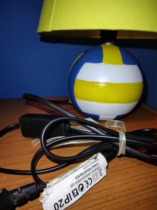 lampada da comodino pallavolo volley 