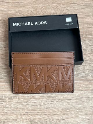Tarjetero Michael Kors marrón