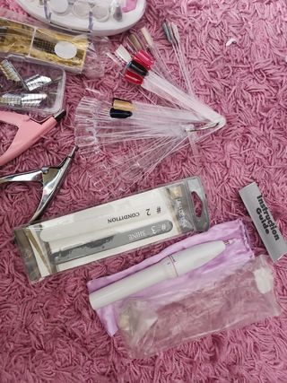 lote para arreglo de extencion de uñas