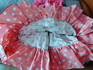 Vestido sevillana rosa niña y complementos 