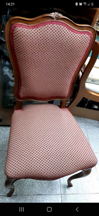 silla antigua isabelina