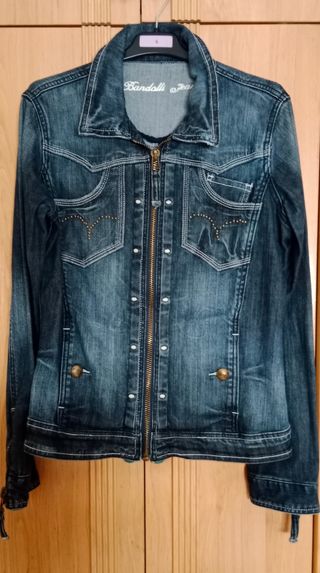 Cazadora vaquera talla L mujer