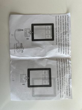 Adaptador de iPad iPod a usb, SD y compact flash