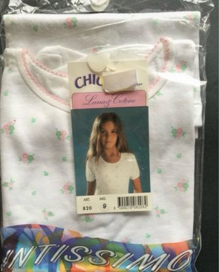 T-shirt intima tg 14/16 anni bambina Chicco