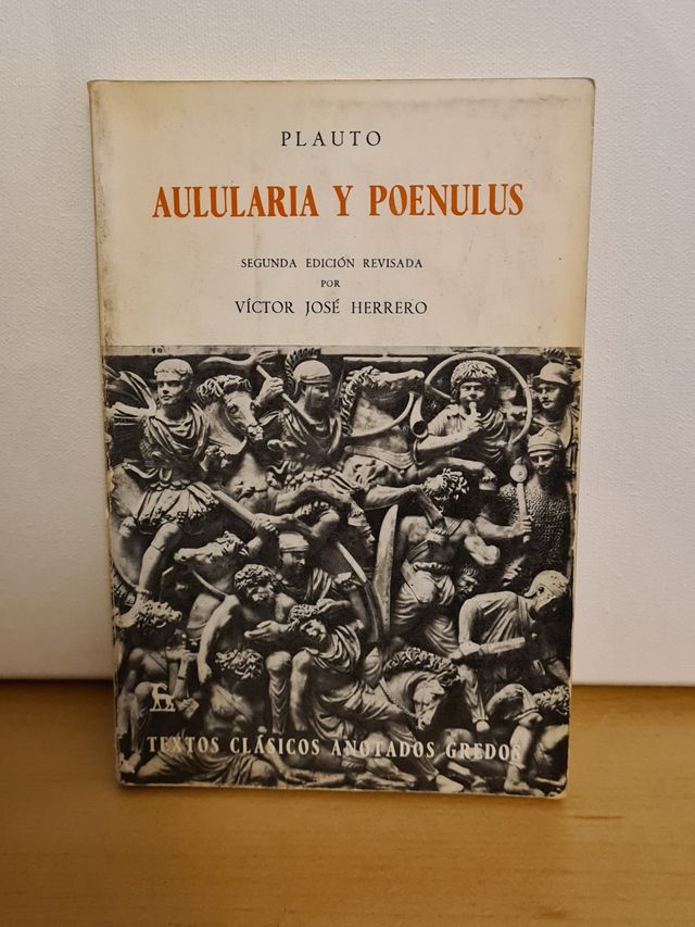 Libro: Aulularia y Poenulus de Plauto