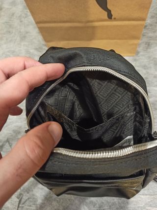 Puma Mini Mochila de Polipiel Con Etiquetas