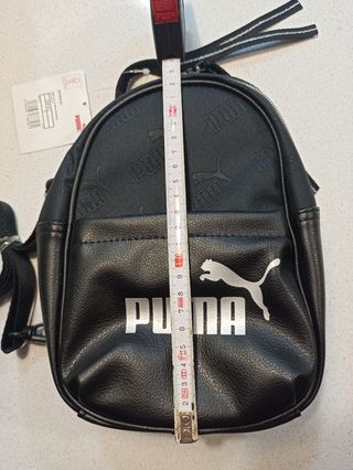 Puma Mini Mochila de Polipiel Con Etiquetas