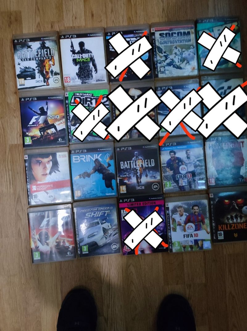 Imagen de lote juegos PS3 