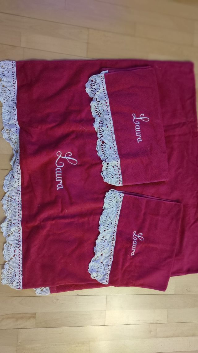 toallas kashemir sin uso Irene y Laura