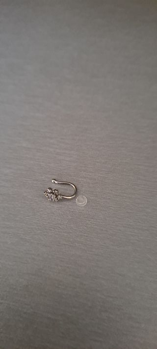 2 cuff de nariz nuevos plateados Nuevos