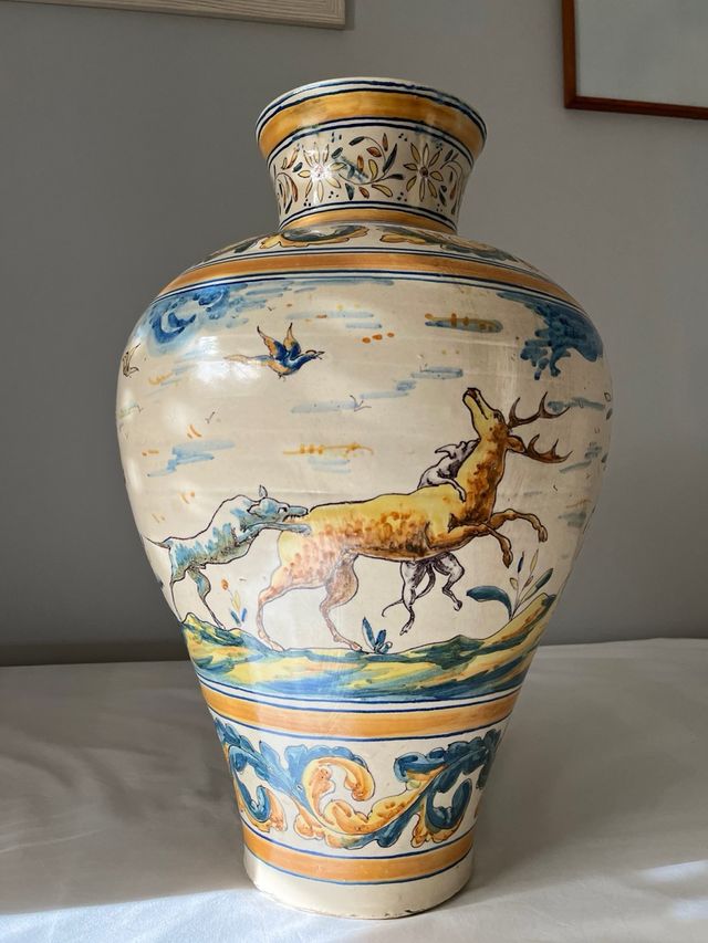 JARRÓN CERÁMICA DE TALAVERA