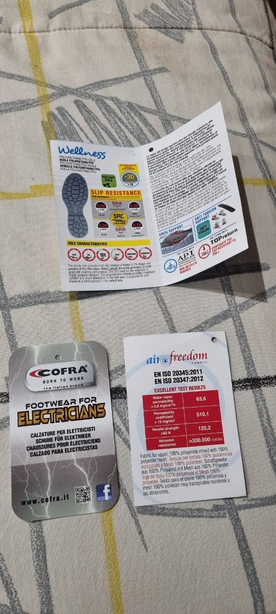 Zapatos de seguridad eléctrica